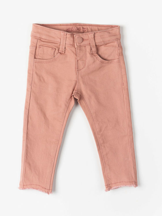 Picture of YX1833 GIRLS SKINNY JEANS FIT -COTTON -RED/NAVY/PINK